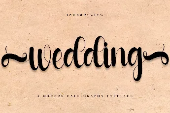 Wedding Script Typeface font