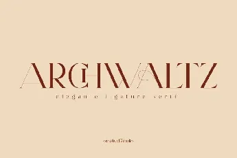 Archwaltz Serif font