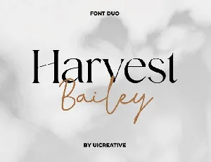 Harvest Bailey Duo font