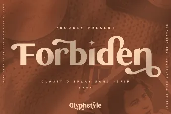 Forbiden font