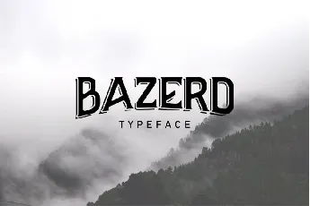 BAZERD Typeface font