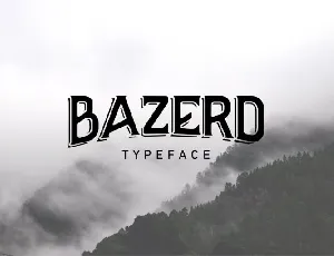 BAZERD Typeface font