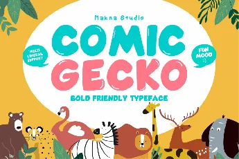 Comic Gecko Pro font