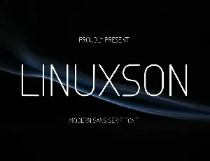 Linuxson font