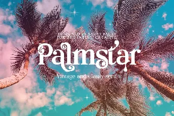 Palmstar font