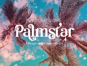 Palmstar font