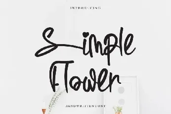 Simple Flower font