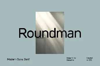 Roundman font