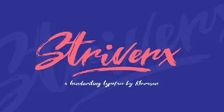 Striverx font