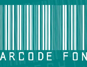 Barcode font