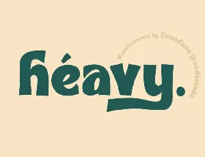 Heavy DEMO font