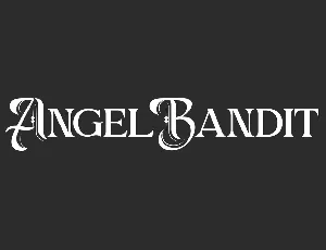 Angel Bandit Demo font