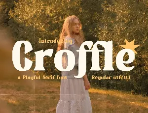 Croffle font