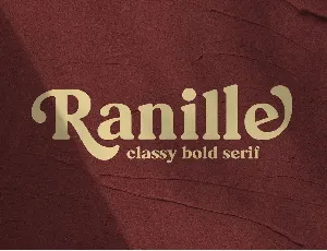 Ranille font