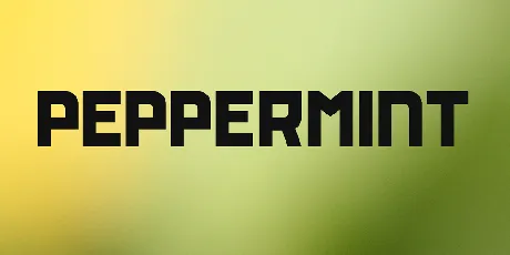 PEPPERMINT font