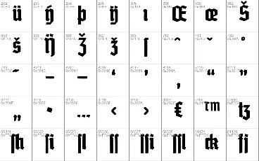 Grobe Deutschmeister font