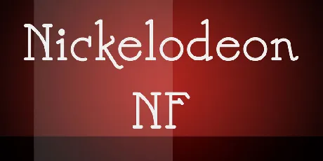 Nickelodeon NF font