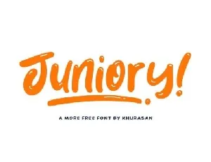 Juniory font