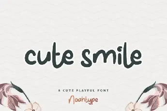 Cute Smile Display font