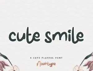 Cute Smile Display font