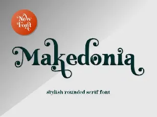 Makedonia Serif font