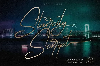 Starcity Script font