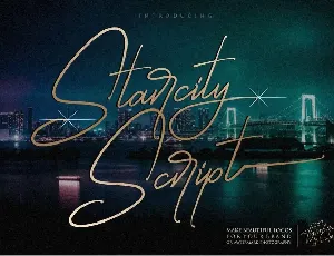 Starcity Script font