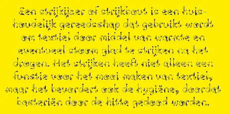 Ps Strijkijzer font