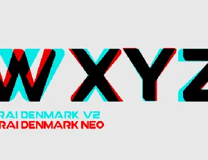 RAI Denmark Neo font