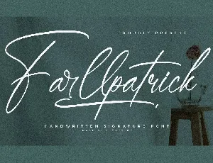 Farllpatrick font