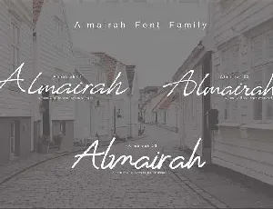 Almairah Script Family Free Download font