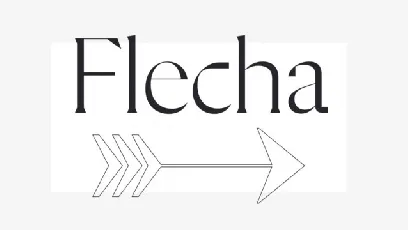 Flecha Family font