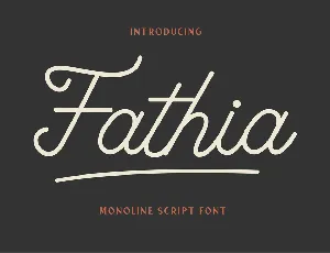 Fathia font