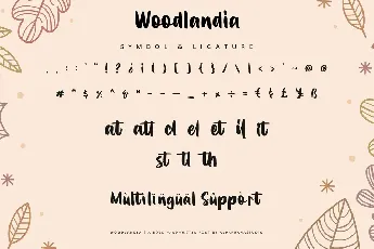 Woodlandia font