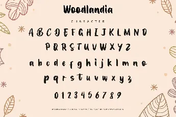 Woodlandia font