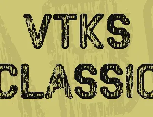 VTKS CLASSIC font