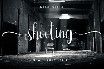 Shooting font