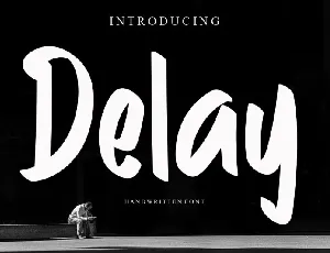 Delay font