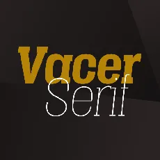 Vacer Serif Personal font