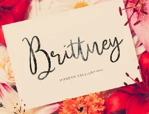 Brittney Script font