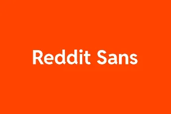 Reddit Sans font