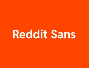 Reddit Sans font