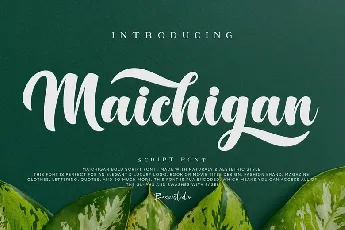 Maichigan font