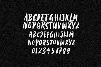 Black Torch Dry Brush font