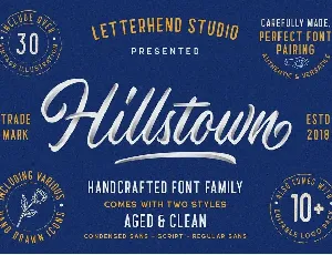 Hillstown font