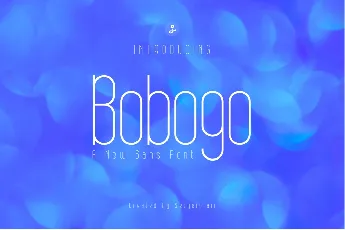 Bobogo font