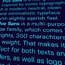 Fivo Sans font