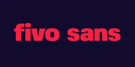 Fivo Sans font