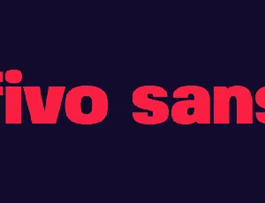 Fivo Sans font