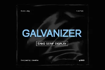 Galvanizer font